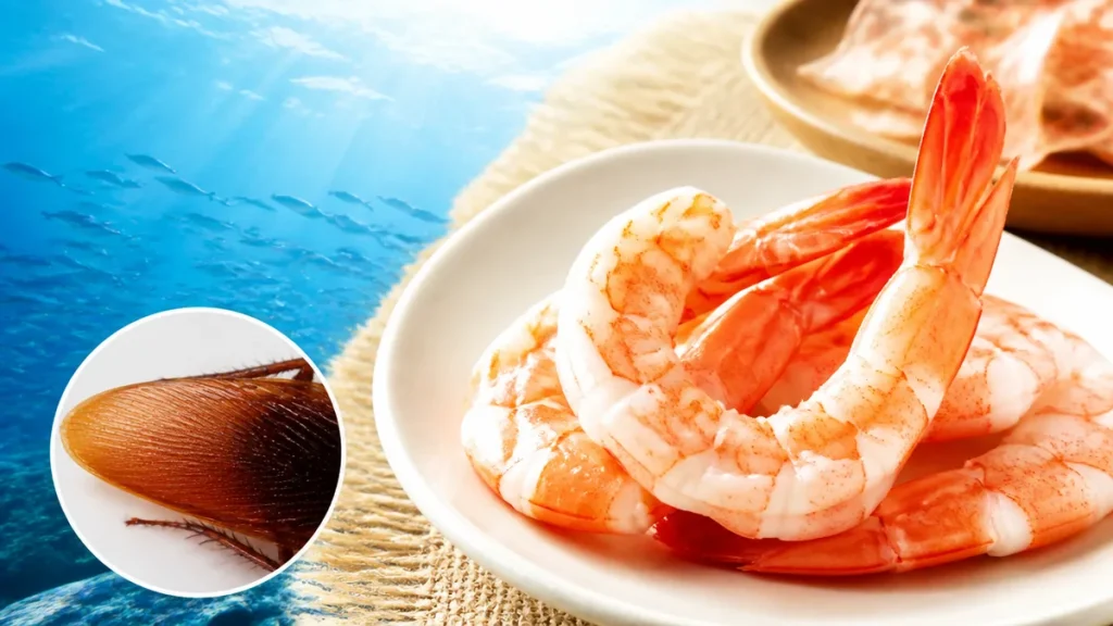 エビのしっぽとゴキブリの羽は同じ成分？キチン質の正体と食べても大丈夫な理由のアイキャッチ画像