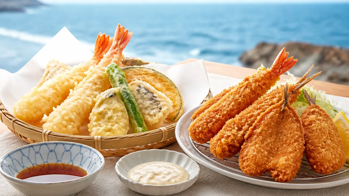 天ぷらとフライの違いはカロリーや油の吸い方にも出るの解説画像