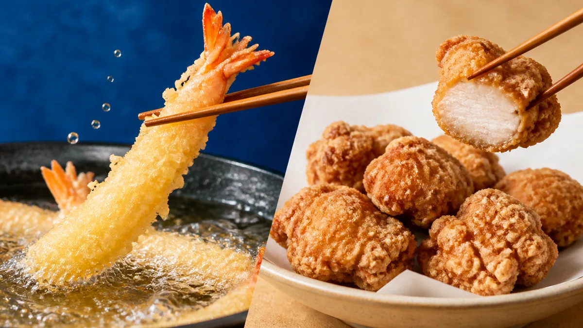 なぜ天ぷらは油を吸う?吸油率の差が生む味とカロリーの解説画像