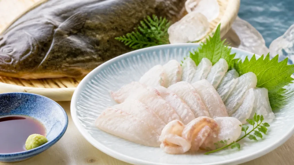 ヒラメの一番美味しい食べ方は寝かせた刺身｜旬・部位・調理法で変わる正解を解説のアイキャッチ画像