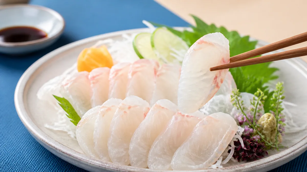 クエの刺身はそぎ造りが正解｜ふぐ超えと言われる白身の味わい方の解説画像