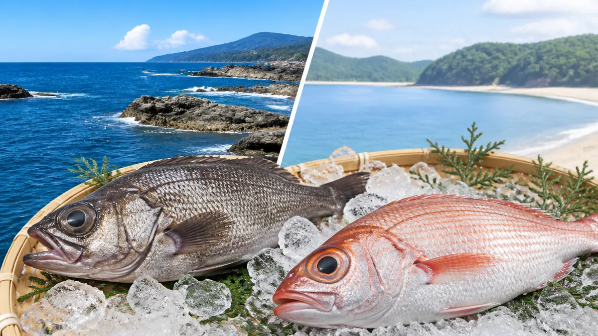 旬の時期と産地が対照的｜太平洋 vs 日本海の解説画像
