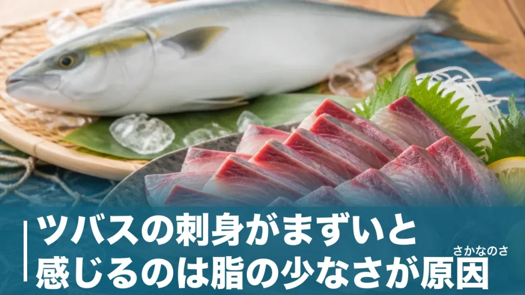 ツバスの刺身がまずいと感じるのは脂の少なさが原因｜若ブリを化けさせる下処理と食べ方のアイキャッチ画像