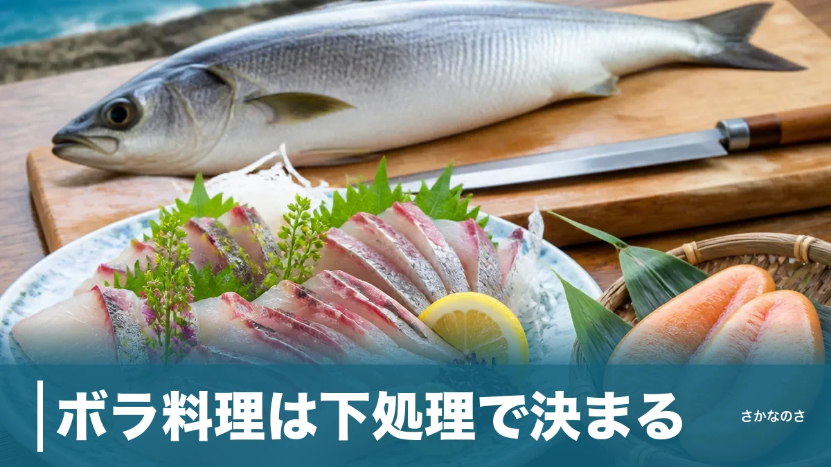 ボラ料理は下処理で決まる｜臭み抜きから刺身・カラスミ・へそまで丸ごと解説のアイキャッチ画像