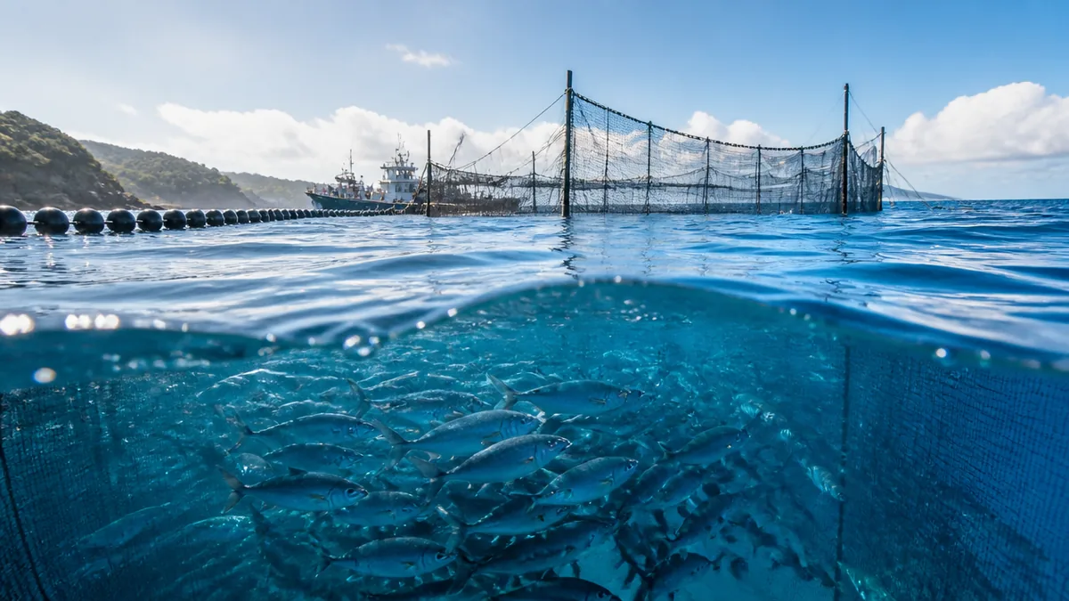 定置網とは?魚を「追わずに待って獲る」漁法の正体の解説画像