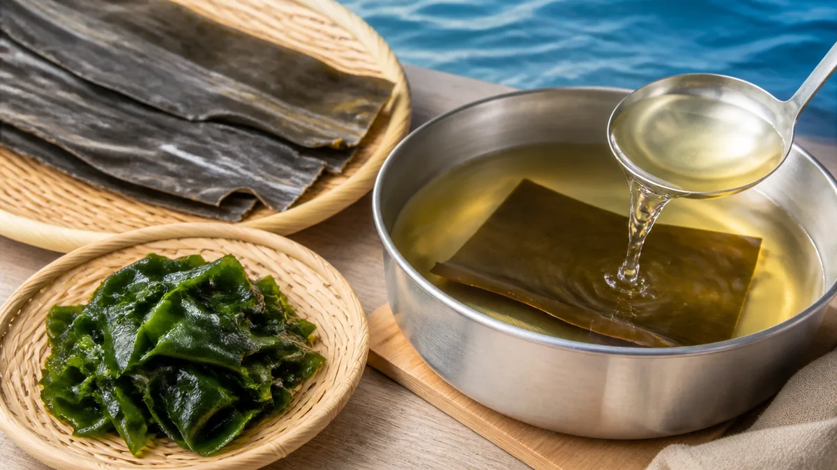 だしが出るのは昆布だけ？わかめでは代用できない理由の解説画像