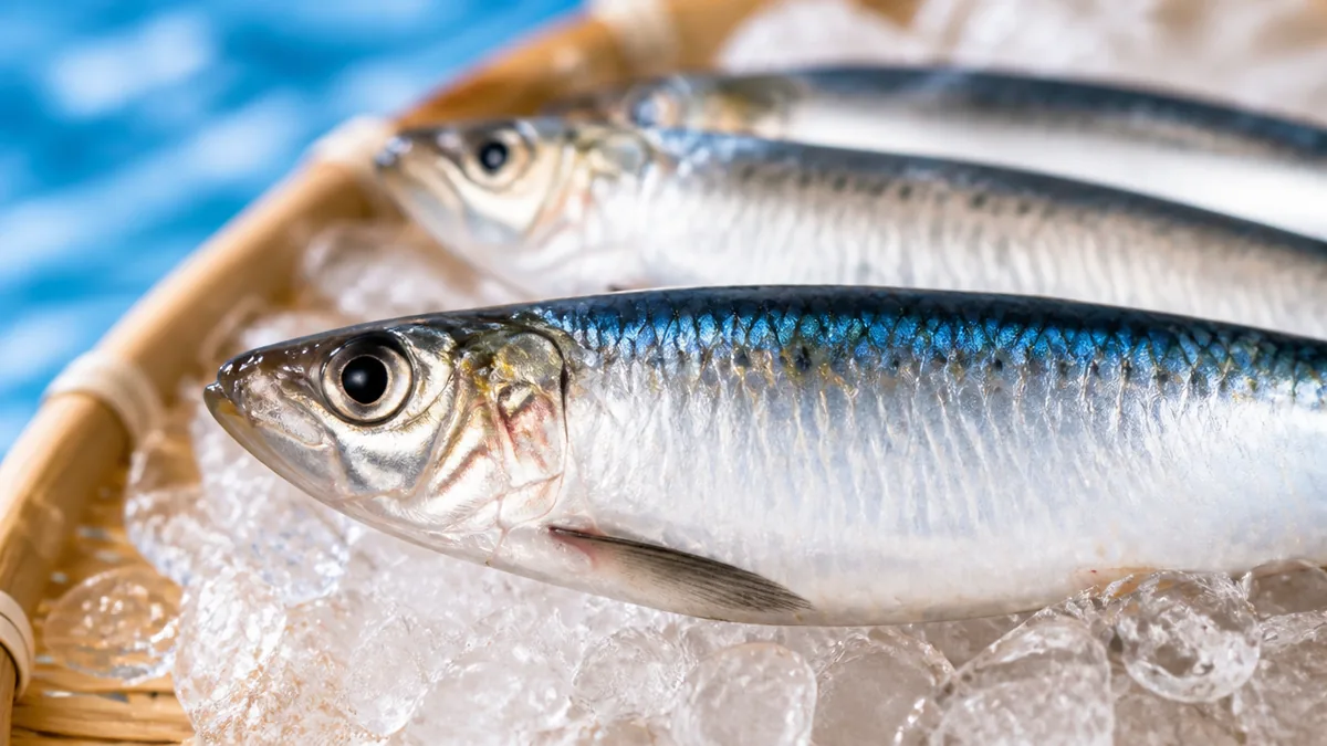 魚へんに弱いと書く漢字「鰯」の読み方と意味の解説画像