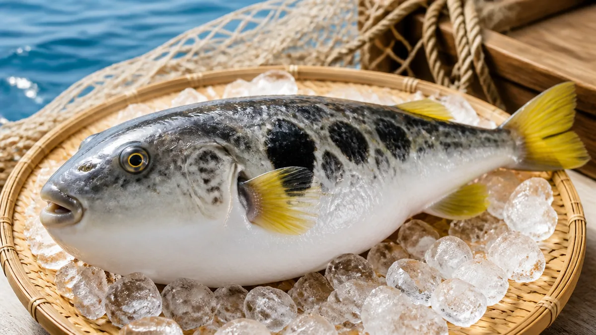 シマフグはどんな魚？ヒレの黄色が決め手の大型フグの解説画像