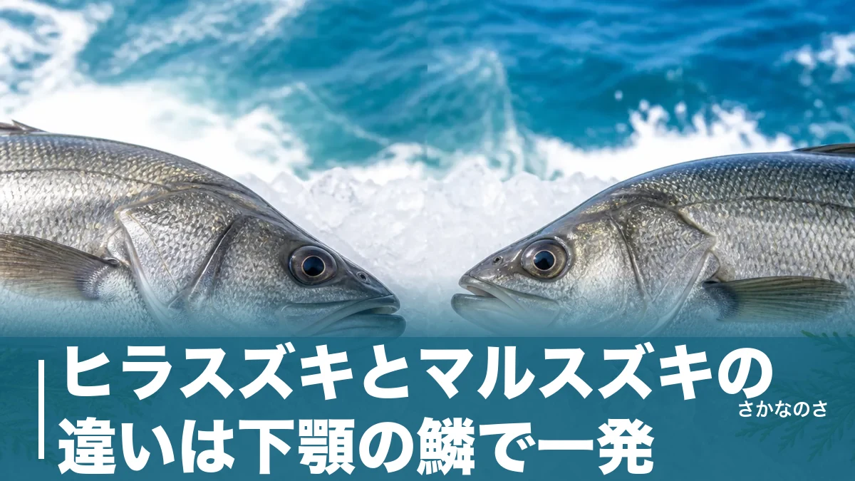 ヒラスズキとマルスズキの違いは下顎の鱗で一発｜体高・旬・値段まで7項目で徹底比較のアイキャッチ画像