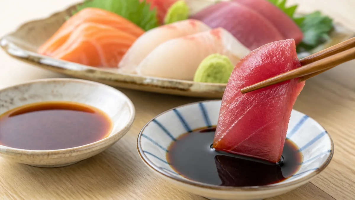 つけるのは片面だけ｜味が変わるつけ方と小皿の使い方の解説画像
