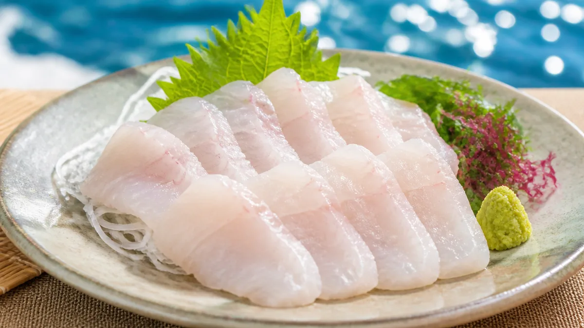 イシガキダイ刺身のコリコリ食感はどこから来るのかの解説画像