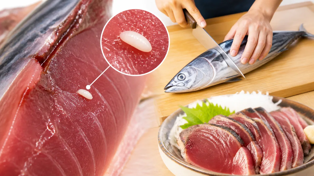 家庭でできるカツオの寄生虫対策4ステップの解説画像