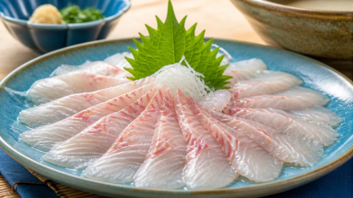 鯉のあらいとは薄造りを洗って締めた刺身|ふぐ刺しの倍の厚さに切る理由の解説画像